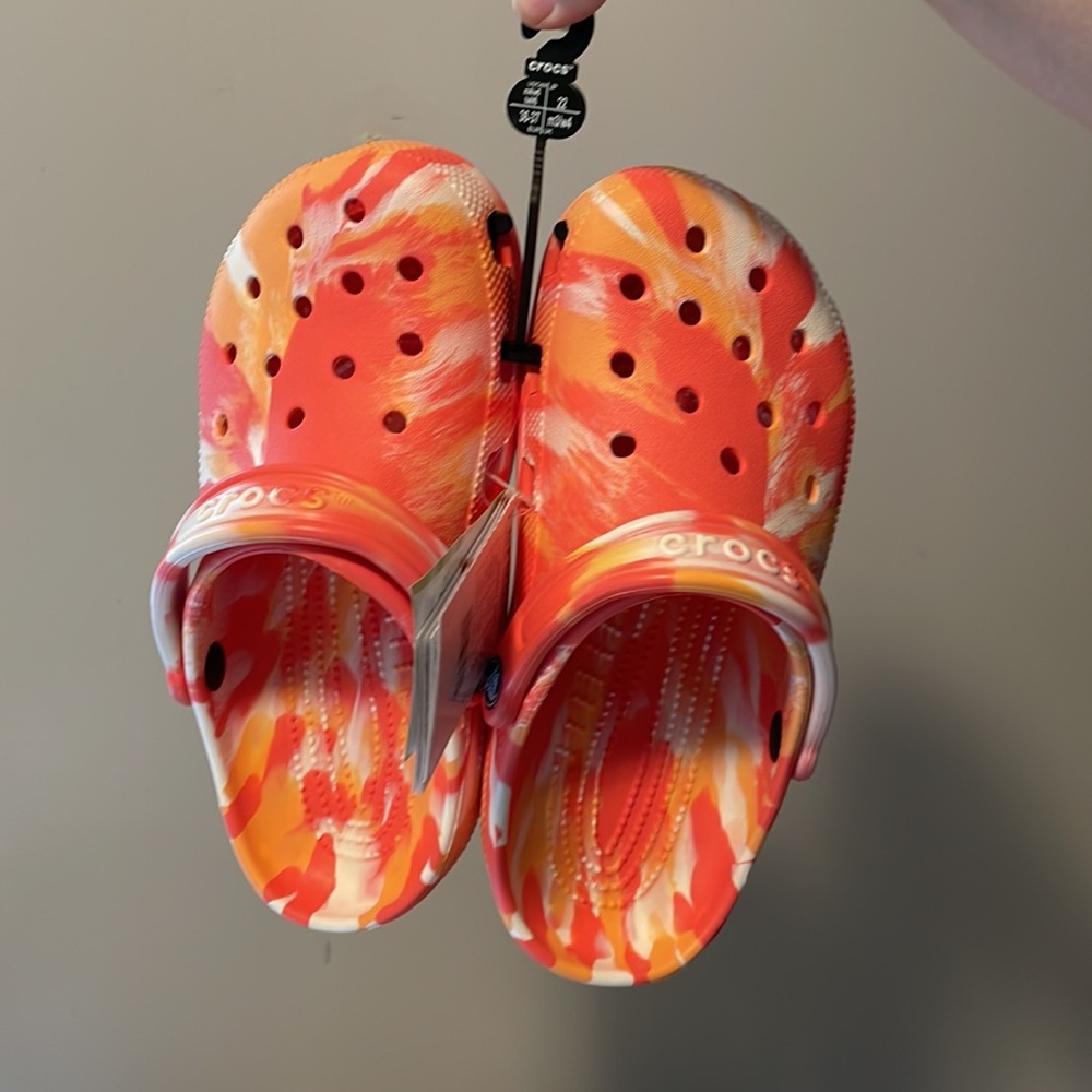 Crocs classic clog orange marble - Picture 6 of 8